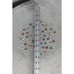 VTG 1970 Asteroid Jan Sylwester Drost Glass Serving Platter Clear Color Dots 12”