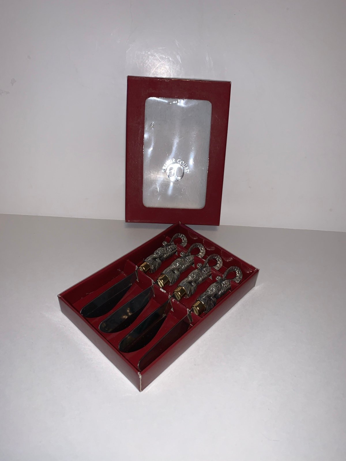 Vintage Arthur Court Elephant Design Stainless Steel Butter / Cheese Spreader