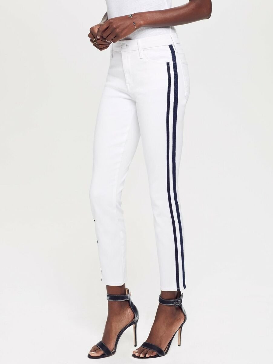 Mother the looker ankle jeans in glass slipper