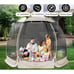 HUGE Screen House Room Camping Tent Pop Up Sun Shelter Mesh (12FT)