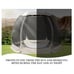 HUGE Screen House Room Camping Tent Pop Up Sun Shelter Mesh (12FT)