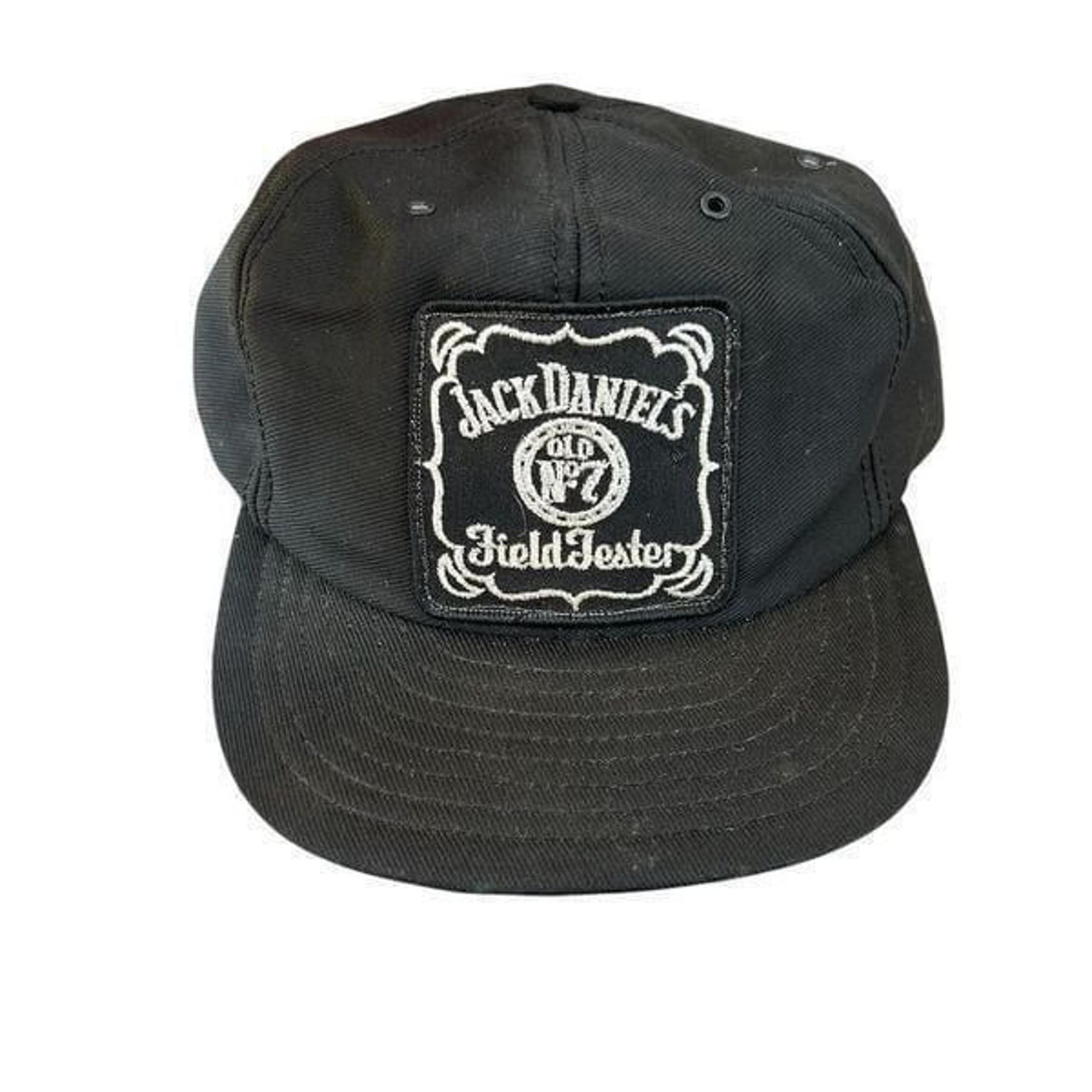Vintage Jack Daniel's Old No. 7 Black Trucker Snapback Hat Unisex