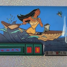 Vintage Disney Pocahontas Pop-Out Pencil Box Case School Supply Storage