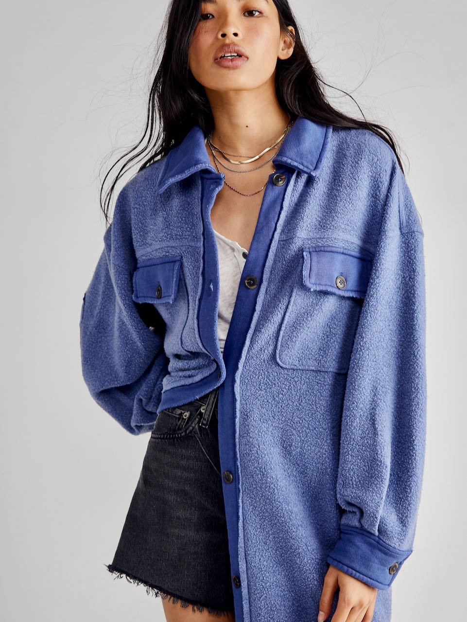 Free people Ruby Longline Jacket