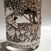 Winnie The Pooh Vintage Metalic Silver Color Candle Holder
