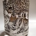 Winnie The Pooh Vintage Metalic Silver Color Candle Holder