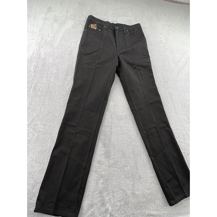 Resistol Mens Jeans 32x34 Slim Fit Brown Wash USA Straight Western Rodeo