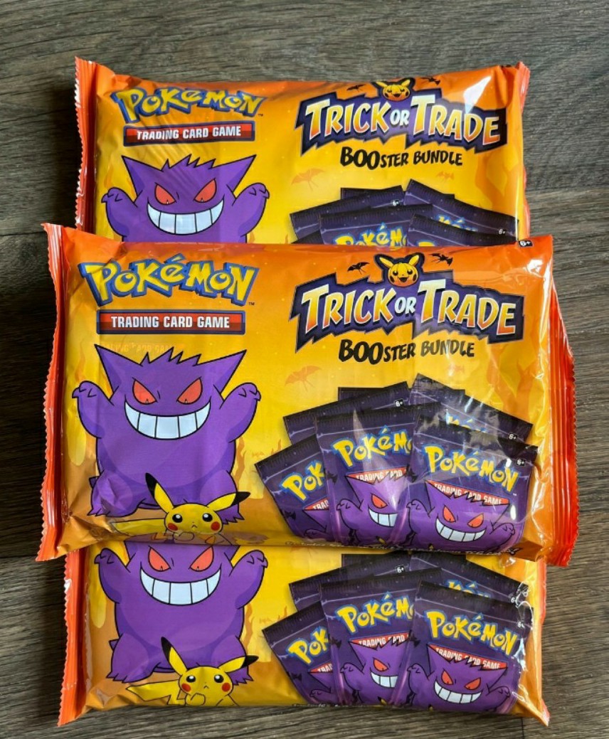 Pokémon Trick Or Treat Booster Bundle Lot Of 3