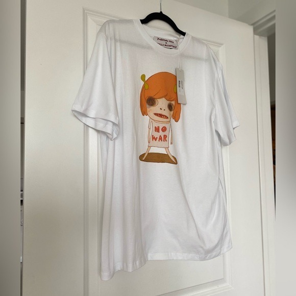 NWT Stella McCartney Yoshitomo Nara No War Print T-Shirt L