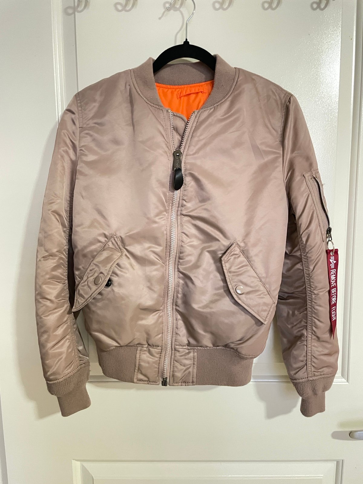 alpha industries bomber jacket women XS