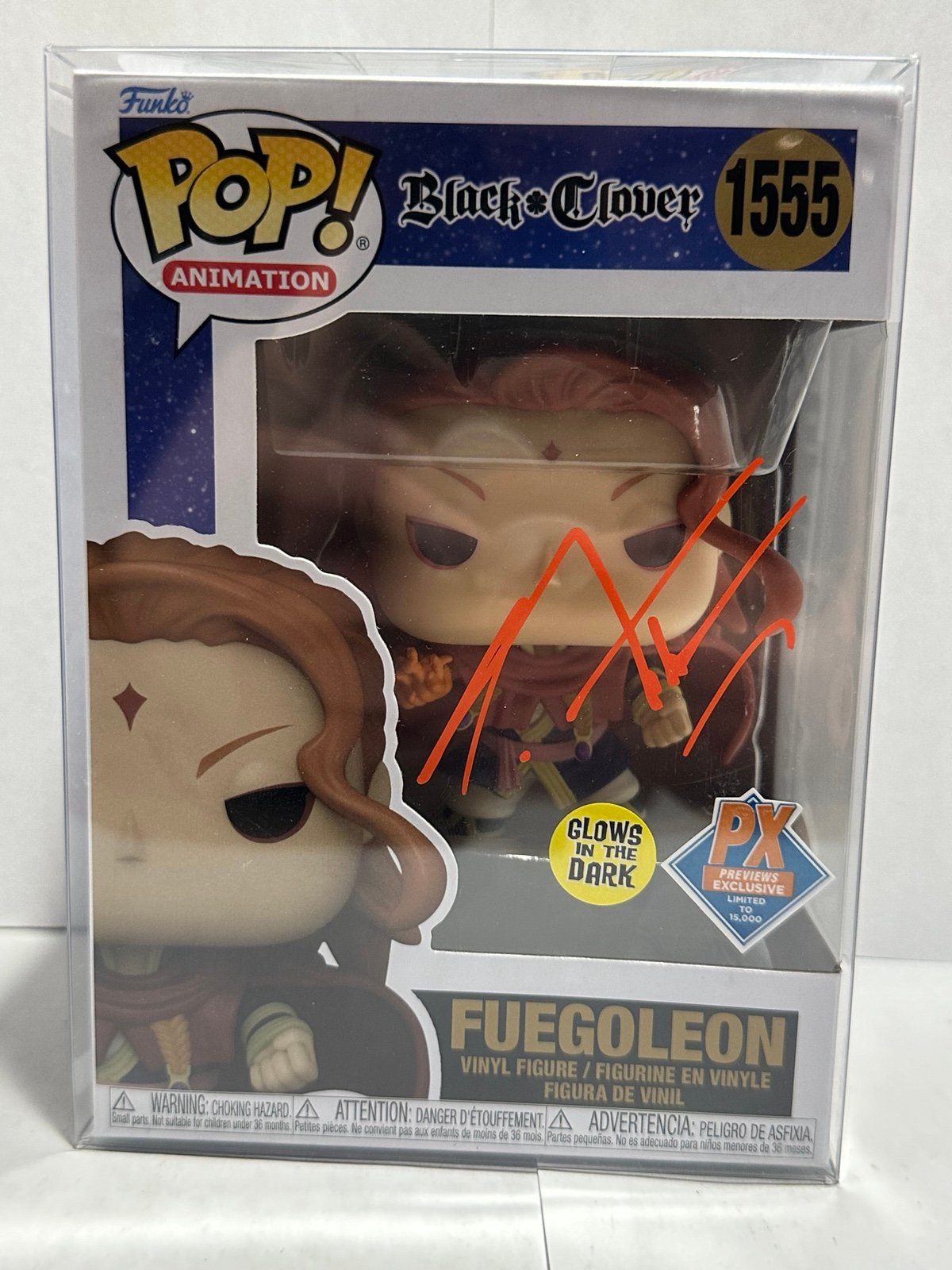 Fuegoleon Funko Pop Autographed