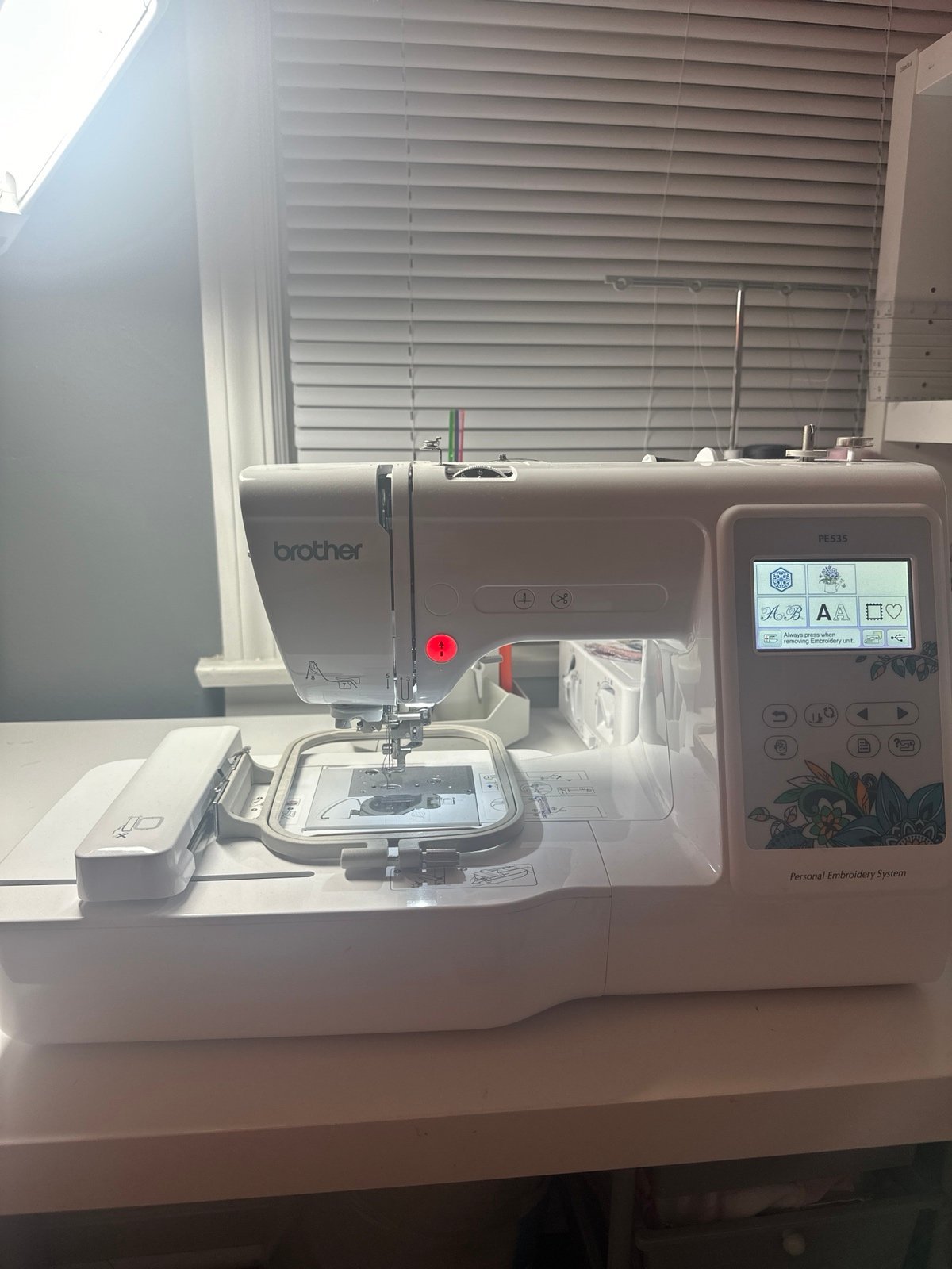 Brother embroidery machine