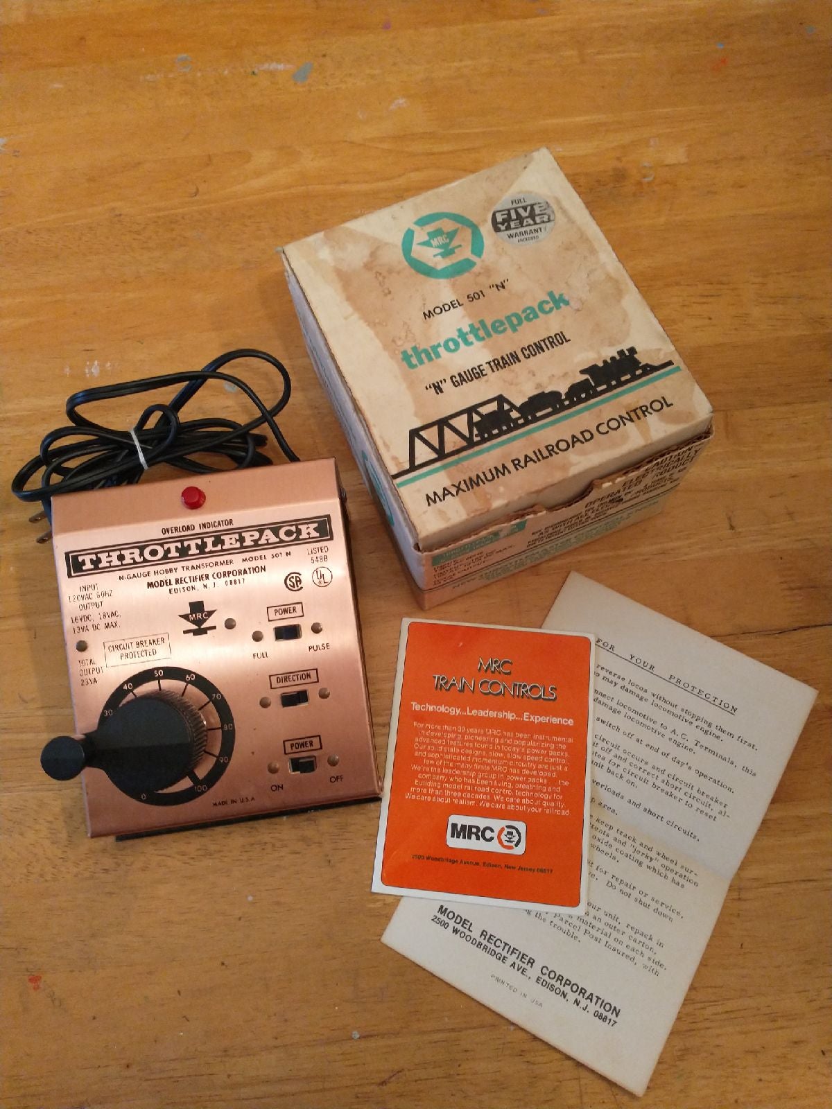 MRC 501 throttlepack
