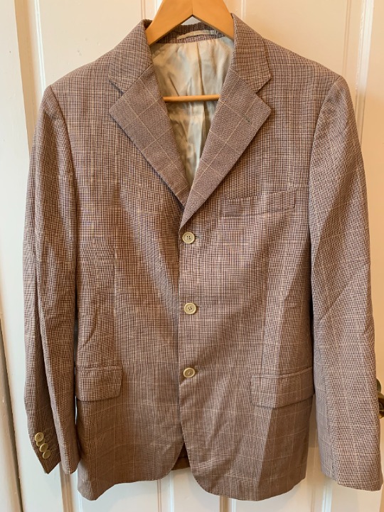 Tom Best NYC Multicolored 3 Button Mens Blazer