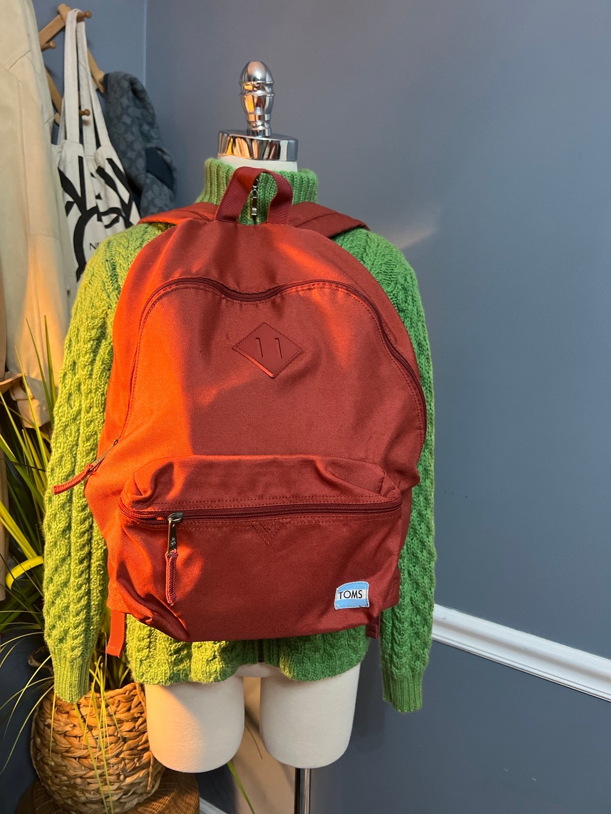 Toms backpack cheap purse