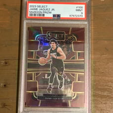PSA 9!! Jaime Jaquez Jr. 2023 Panini Select Maroon prizm No.100 (22-175)