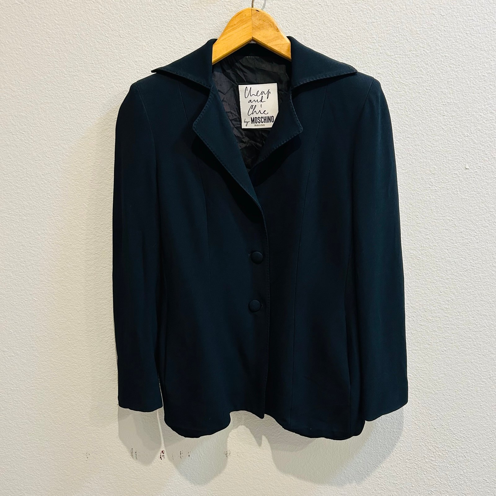 Vintage Moschino Cheap & Chic Classic Black Blazer