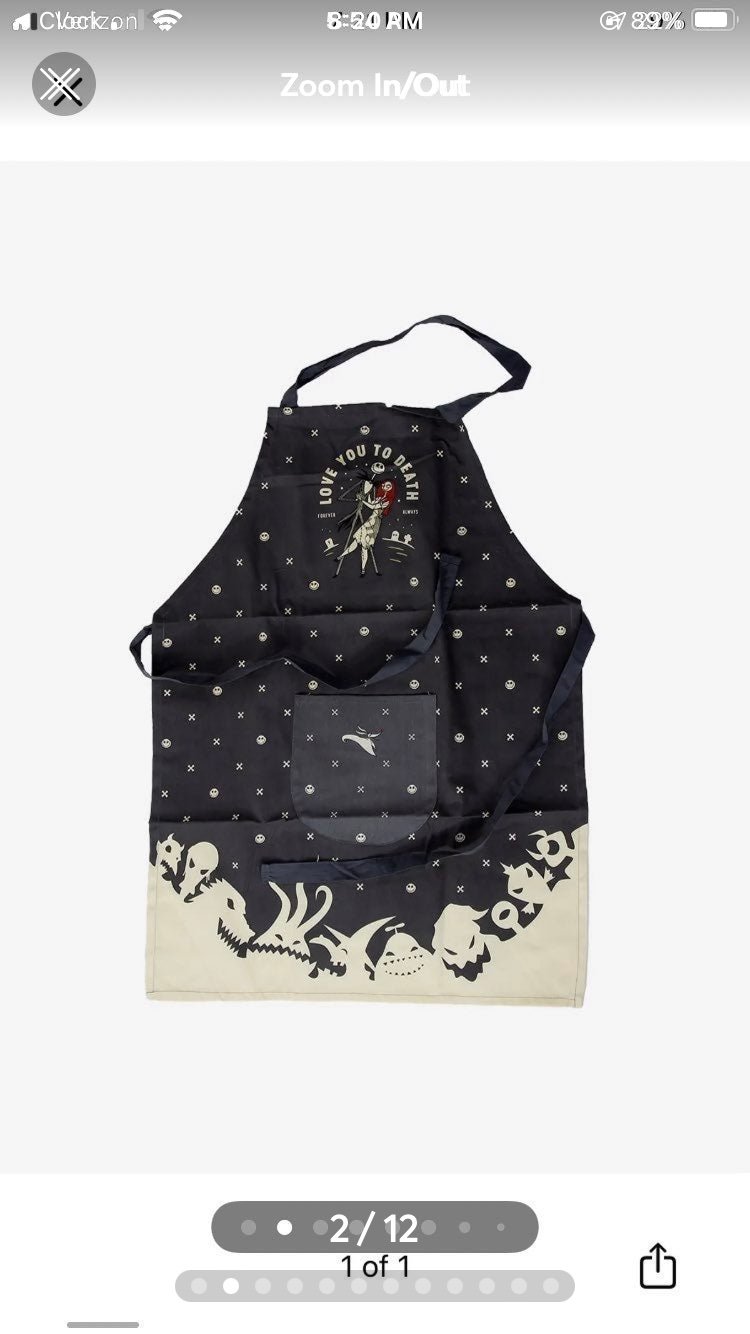 Nightmare before Christmas apron