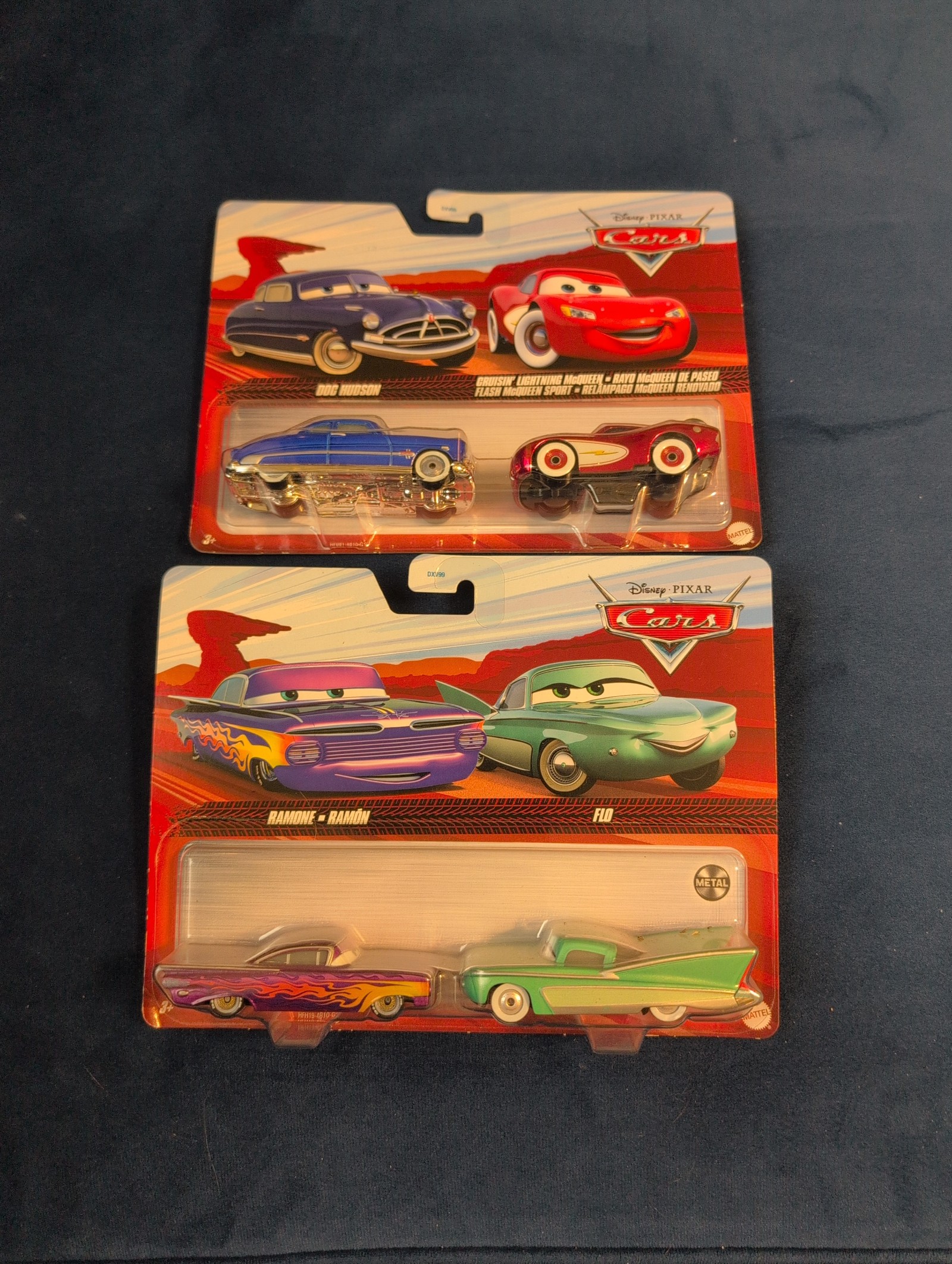 2 2021 Mattel Pixar 2 pack Cars