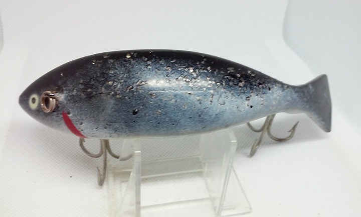 Vintage Heddon Musky Prowler Black 6 1/4 Topwater/Surface & Belown Fishing lure