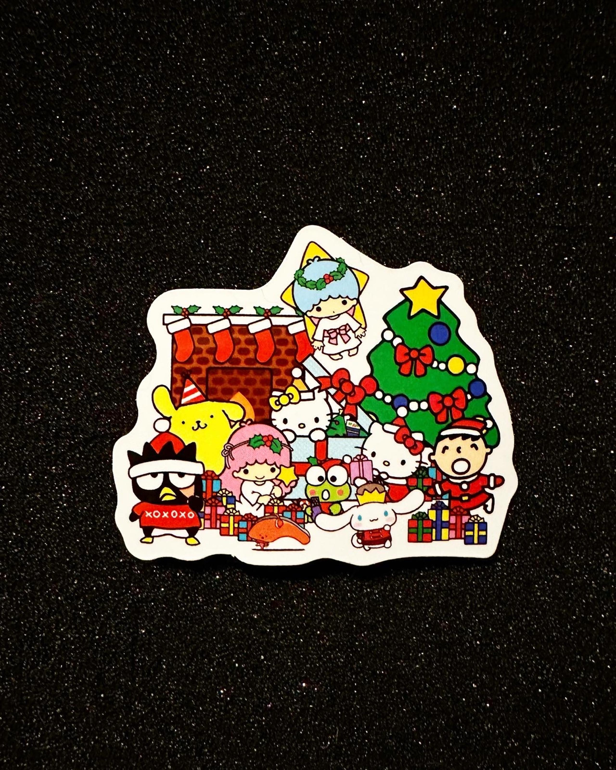 Sanrio Hello Kitty and Friends Christmas Holiday Sticker: Presents Tree Stocking