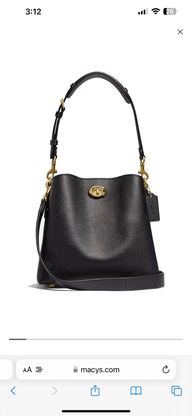 Coach WILLOW bucket bag