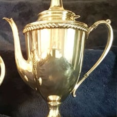 Ant. 19th Cent Teapot Middletown Silverp
