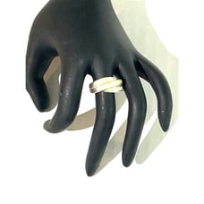 925 Silver & Pearl Ring Size 7 1/4