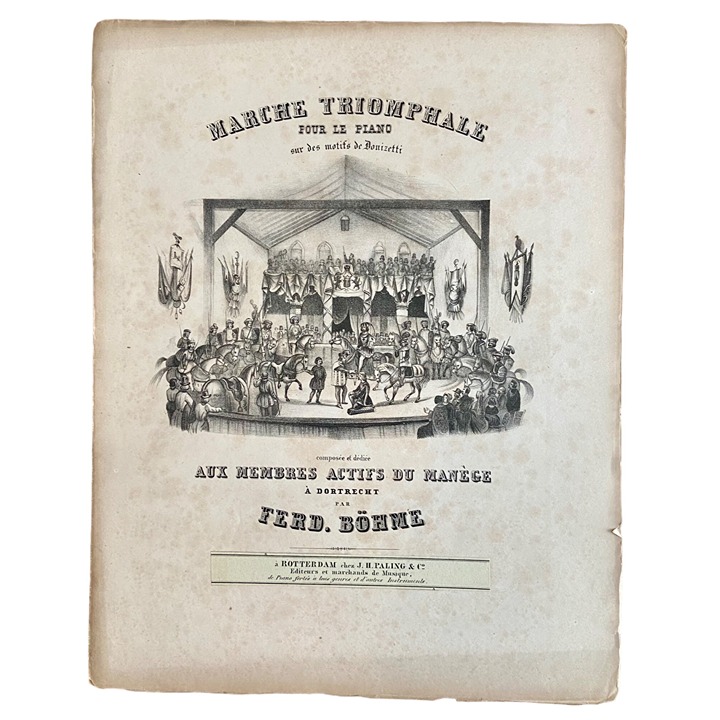 Marche Triomphale Pour Le Piano By Ferd. Bohme Sheet Music
