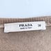 Prada Swarovski Crystal embellished V-neck pullover sweater size small 38