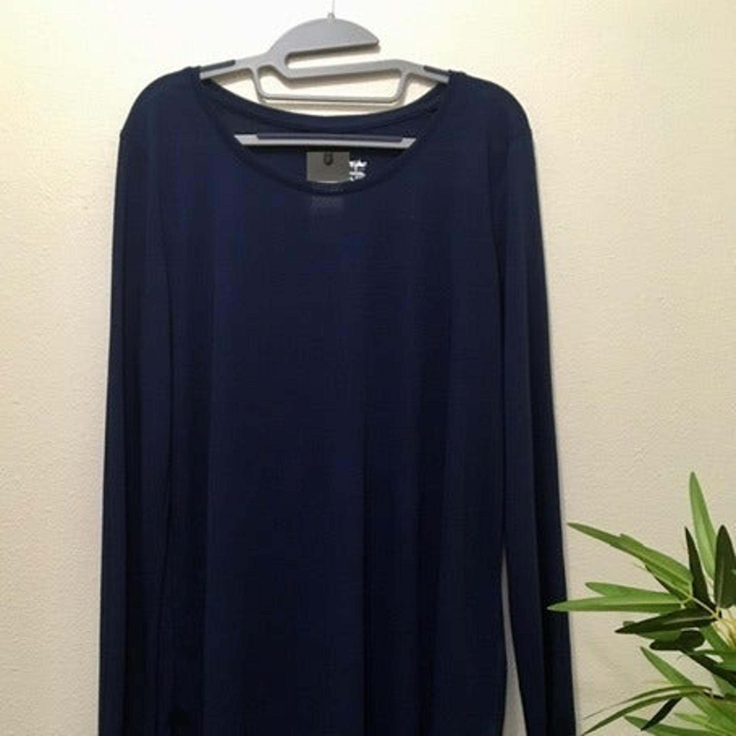 Mossimo, Blue Marl Long Sleeve Top, XXL