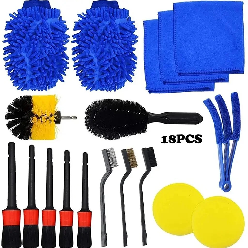 Detail Cleaning Kit and cleaning Pad For Engine Wheel Tires