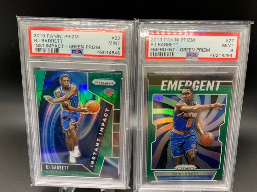 RJ Barrett PSA Graded Rookie cards