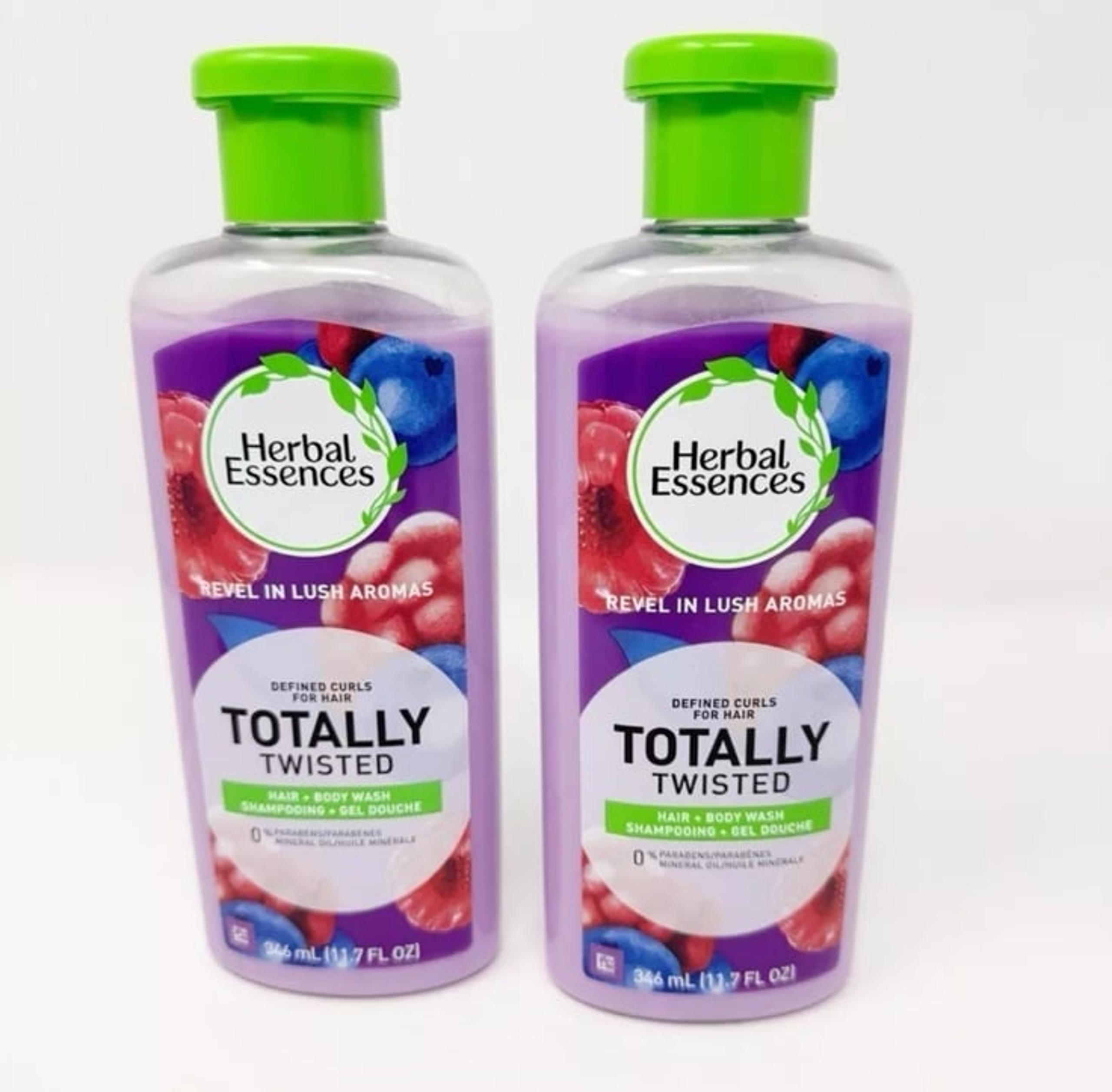 2 - Herbal Essences Totally Twisted Curly Hair SHAMPOO 11.7 oz each NEW