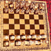 CHESS/BACK GAMMON SET HAND MADE IN KAZIK