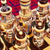 CHESS/BACK GAMMON SET HAND MADE IN KAZIK