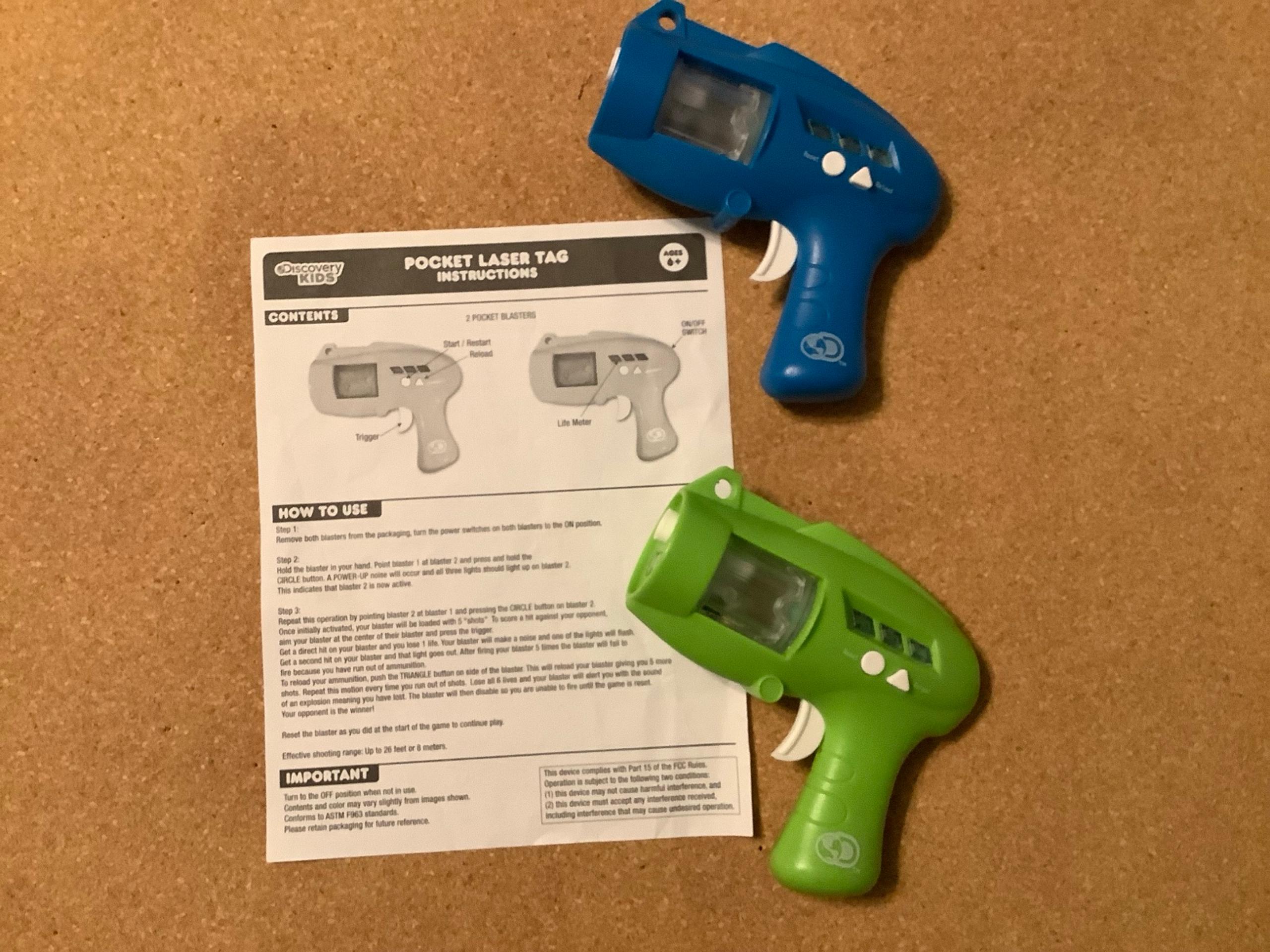 Discovery Kids pocket laser tag set