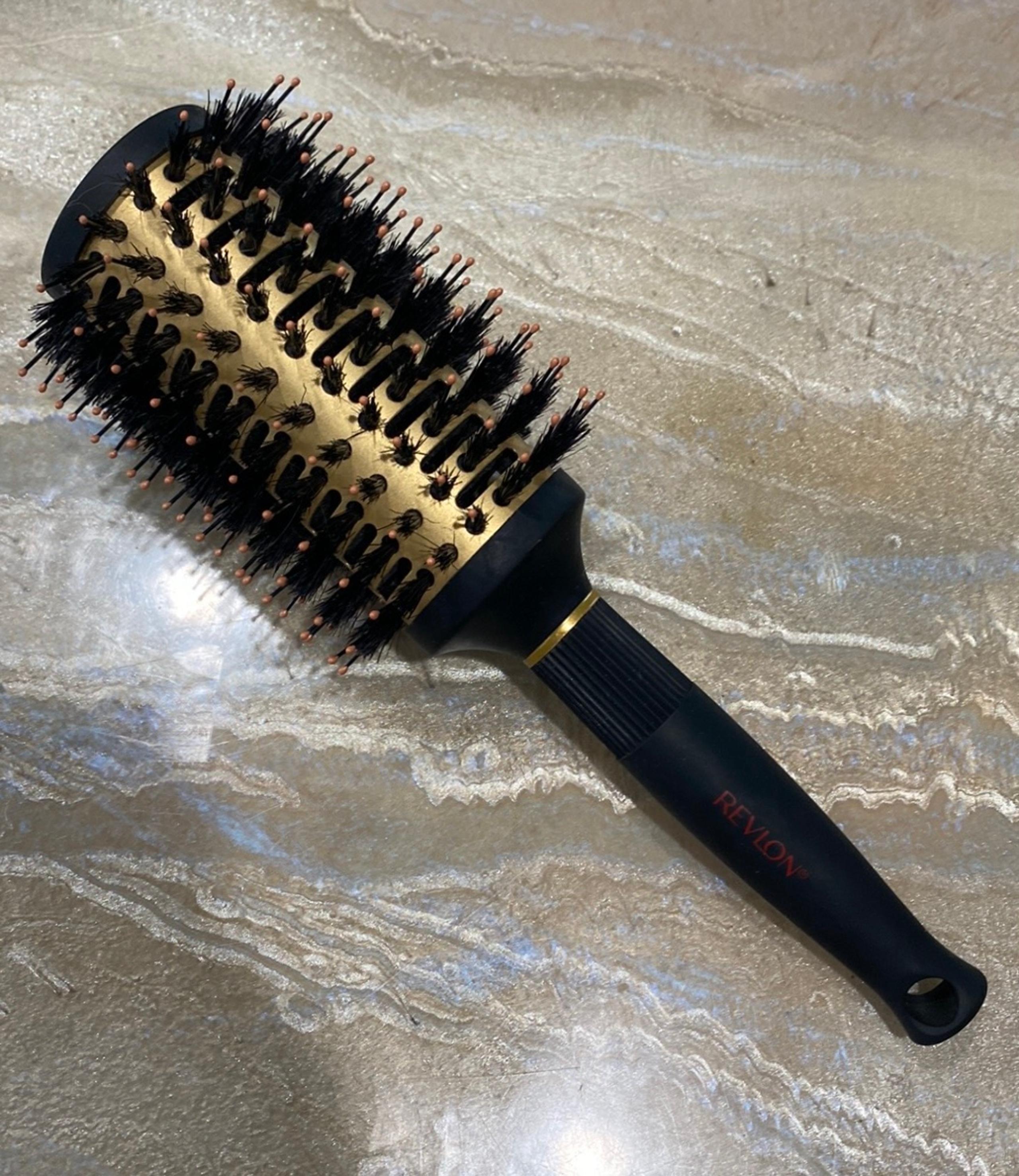REVLON Perfect Style Maximum Shine Porcupine Iron + Ceramic Big Round Brush