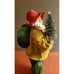 Woodsman Santa with Tree and bag of Gifts