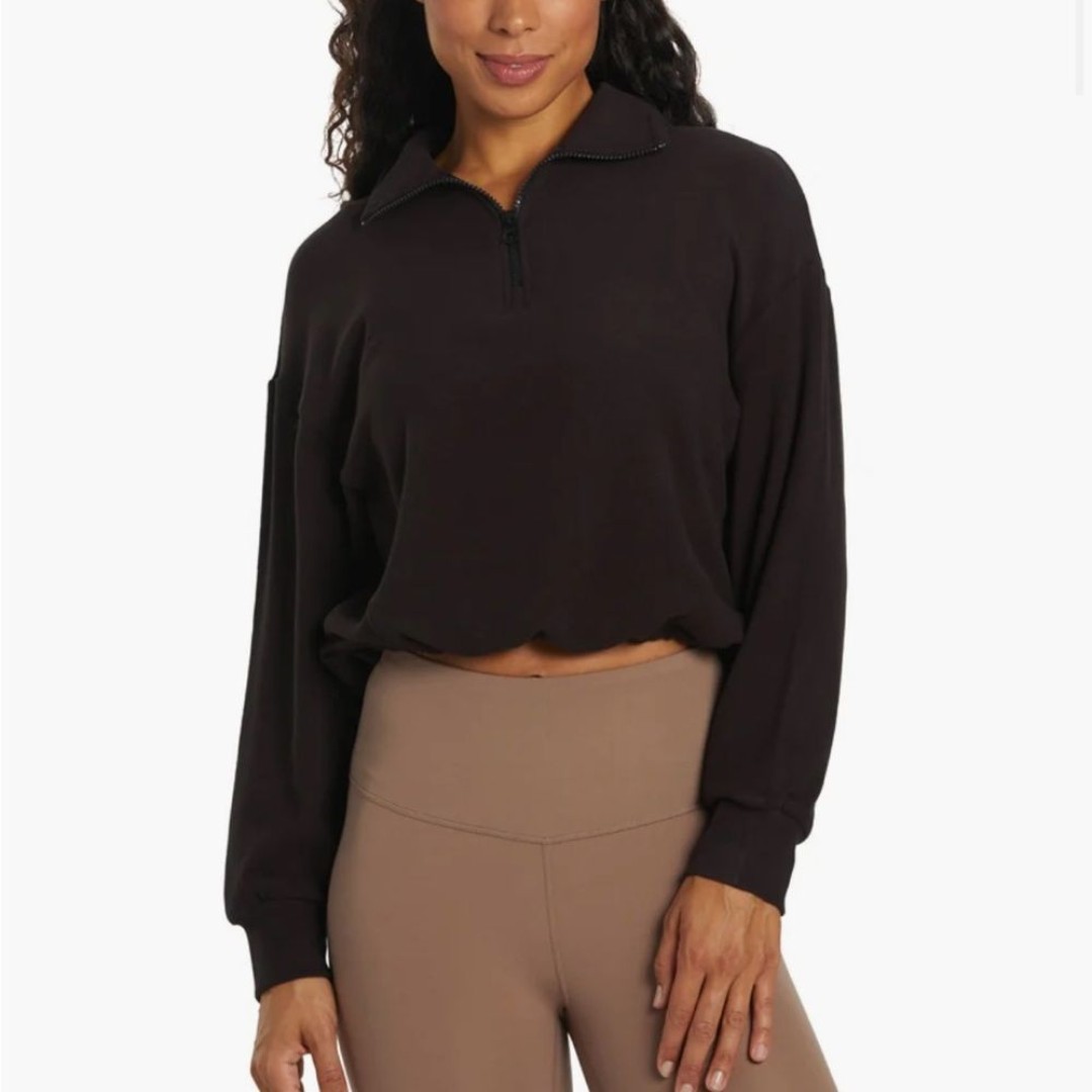 Varley Collett Half Zip - Black Sz Small