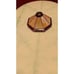 Vintage stained glass light shade.
