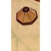 Vintage stained glass light shade.