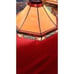 Vintage stained glass light shade.