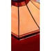 Vintage stained glass light shade.