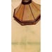 Vintage stained glass light shade.