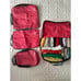 4 Set Compression Packing Cubes Travel Accessories Expandable Organizers - Red