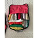 4 Set Compression Packing Cubes Travel Accessories Expandable Organizers - Red
