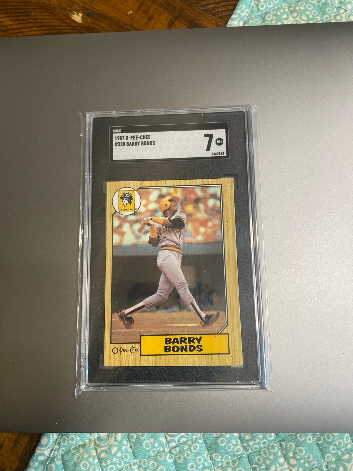 1987 O- Pee- Chee Barry Bonds RC SGC 7 VERY HARD TO FIND RARE