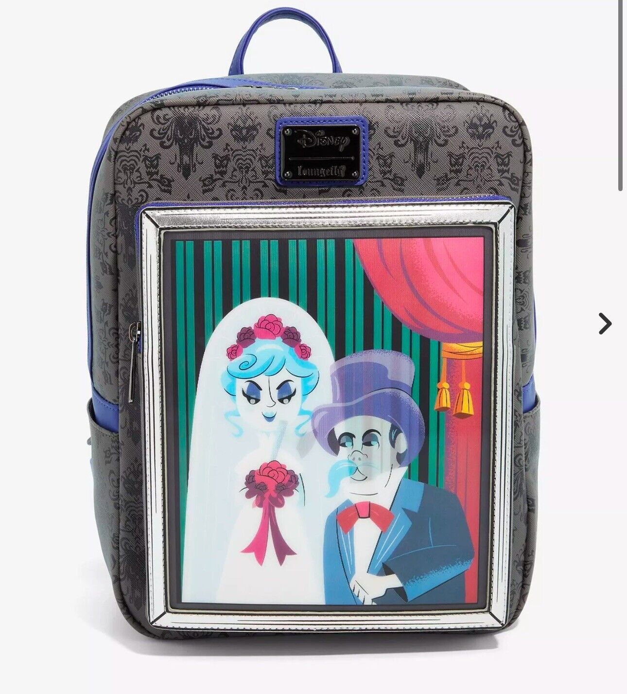 Loungefly Disney The Haunted Mansion Bride Portrait Lenticular Backpack - NWT