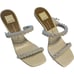 Dolce Vita Noel Square Toe Imitation Pearl Strap Sandals Size 9 Vanilla Pearls